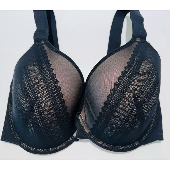 SPANX SPANX Smooth Brallelujah Lightly Lined Full Coverage Bra Black Size 32DD - Picture 1 of 11